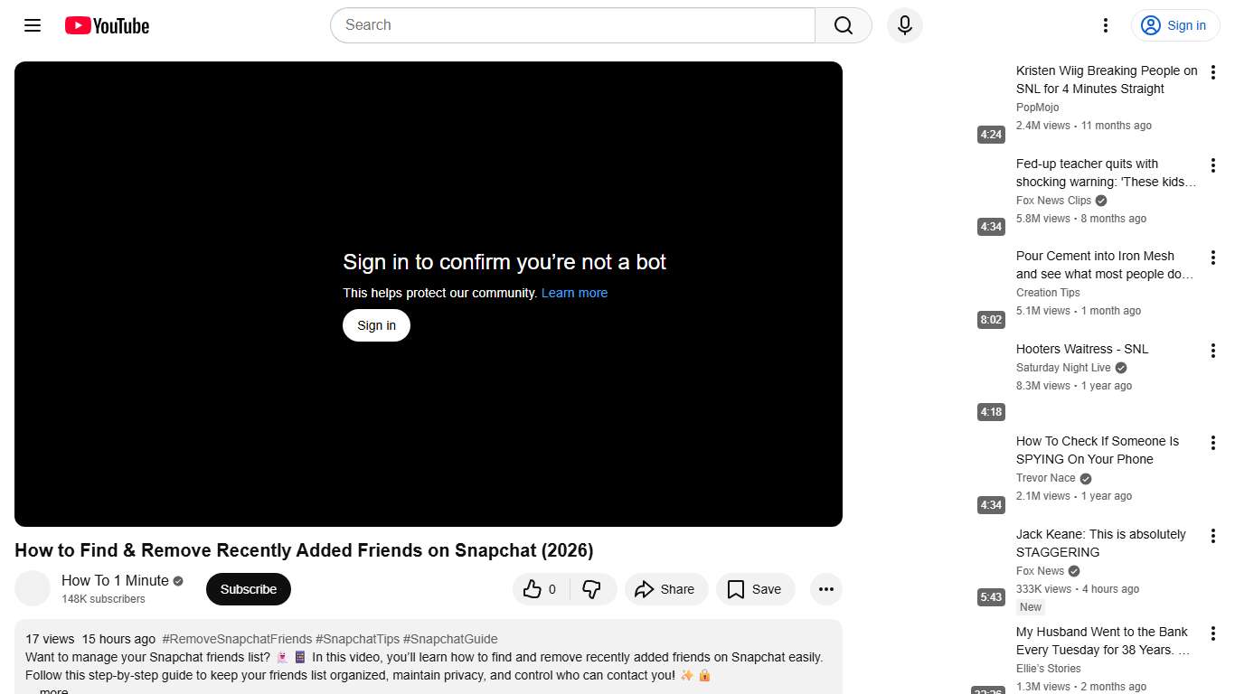 How to Find & Remove Recently Added Friends on Snapchat (2026) - YouTube